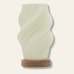Nebula | Helical organic design lamp with three-dimensional relief · 21 cm