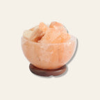 Cuenco Ancestral | Lámpara de Sal del Himalaya · 9 cm