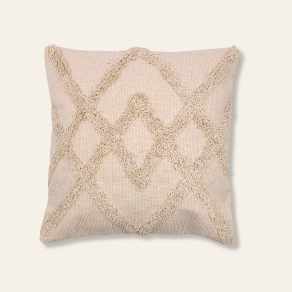 Duna |  Funda de cojín de algodón con textura en relieve · 45 × 45 cm