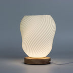 Coral | Lámpara de diseño orgánico y relieve en espiral sinuoso · 18 cm