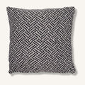 Funda de Cojín Clásico - Tirantes Negro - 40x40cm